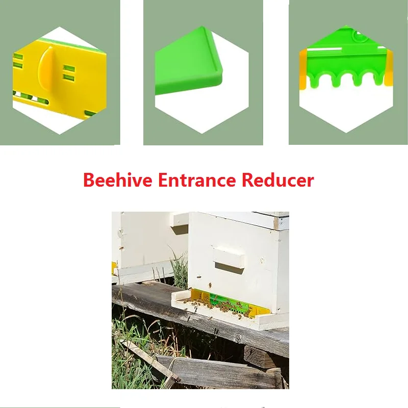 

5PCS Beehive Door Beehive Entrance Reducer Beehive Entrance Gate Anti-Escape Hive Gate Nest Spacer Bee Entrance Beekeeping Tools