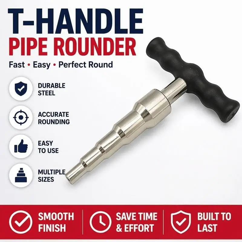 Manual Tube Expander Compact Size Pipe Calibration Reamer Deburring Tool for Home Emergency Plumbing Fix Use