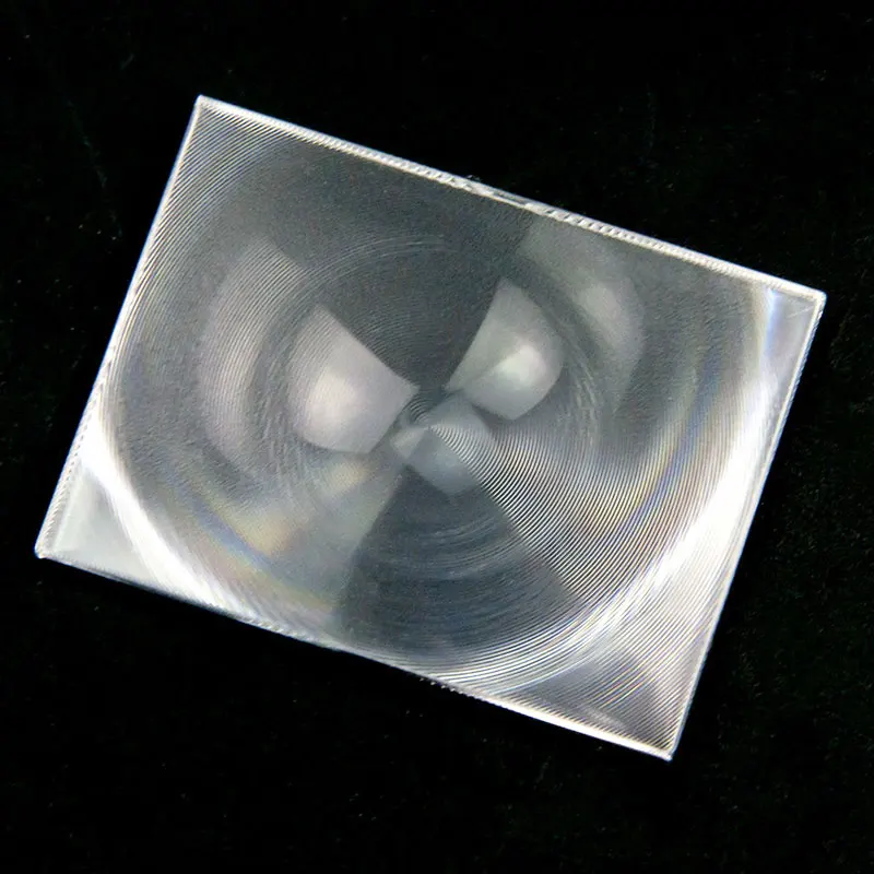 Soczewka Fresnela Prostokątna Optyczna PMMA Plastikowa 140x90mm Ogniskowa DIY Projektor Powierzchnia Powiększająca, Soczewka Koncentratora Słonecznego 1 szt.