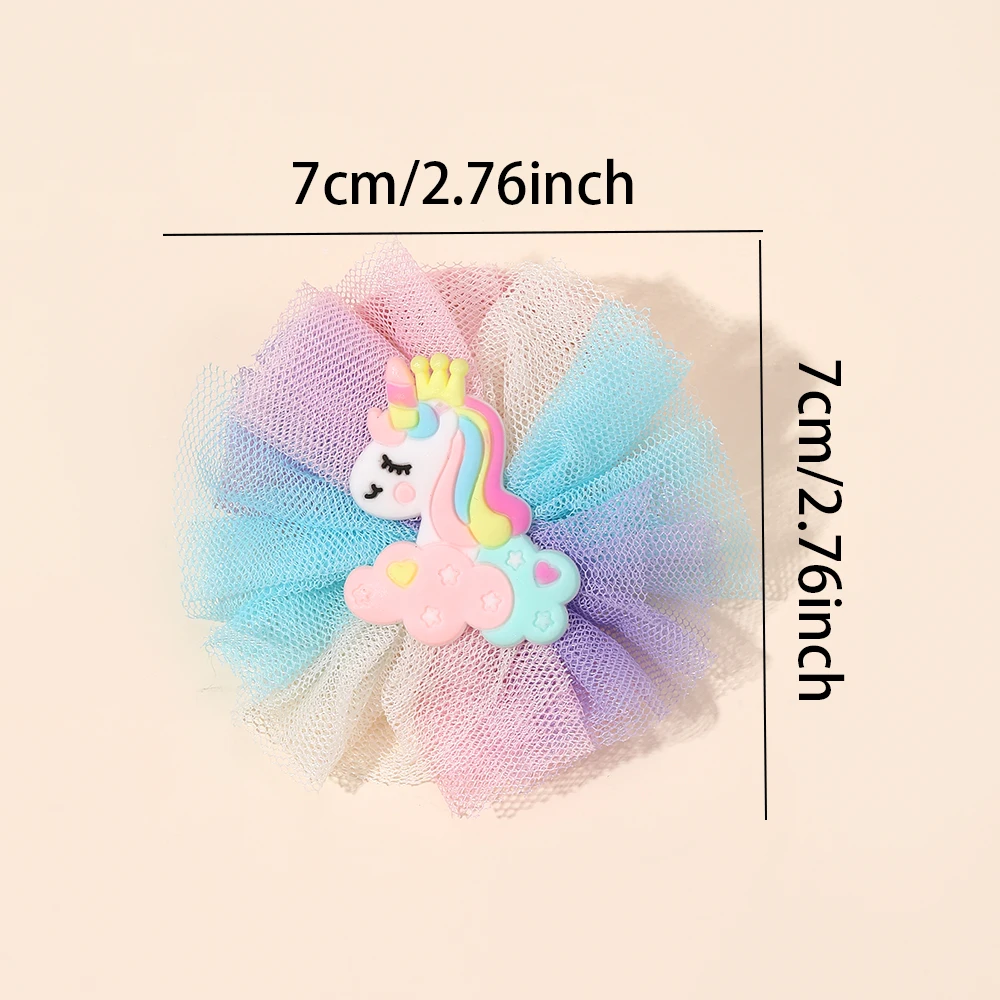 2Pcs Cartoon Unicorn Hair Tie - Hair Net Invisible ulasan dan harga