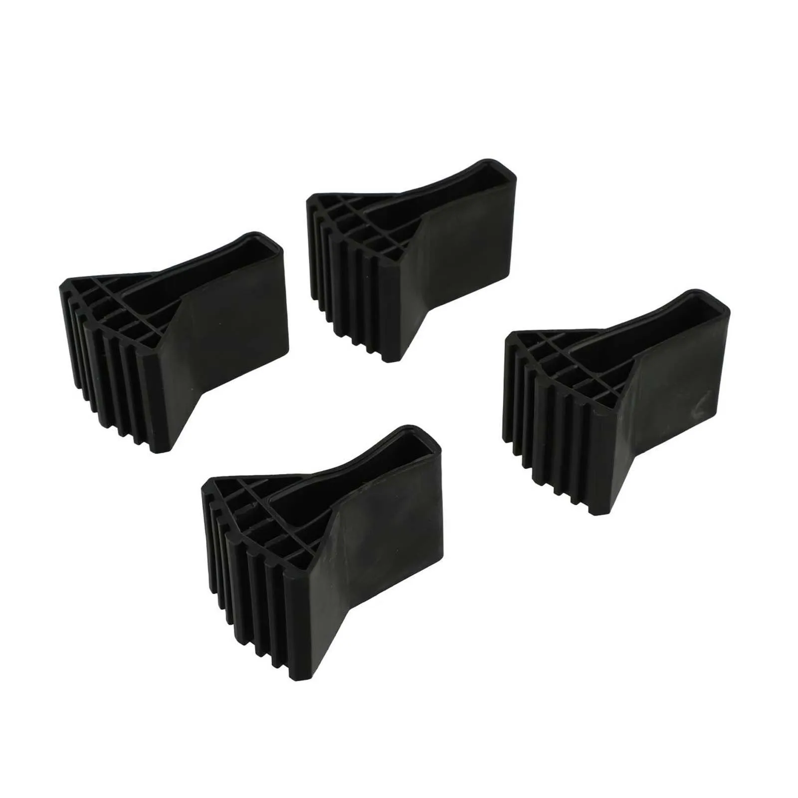 4/6Pcs Rubber Ladder Foot Pads For Folding Telescopic Ladders Anti-Slip Leg Covers With Enhanced Stability And Floor Protection image 3