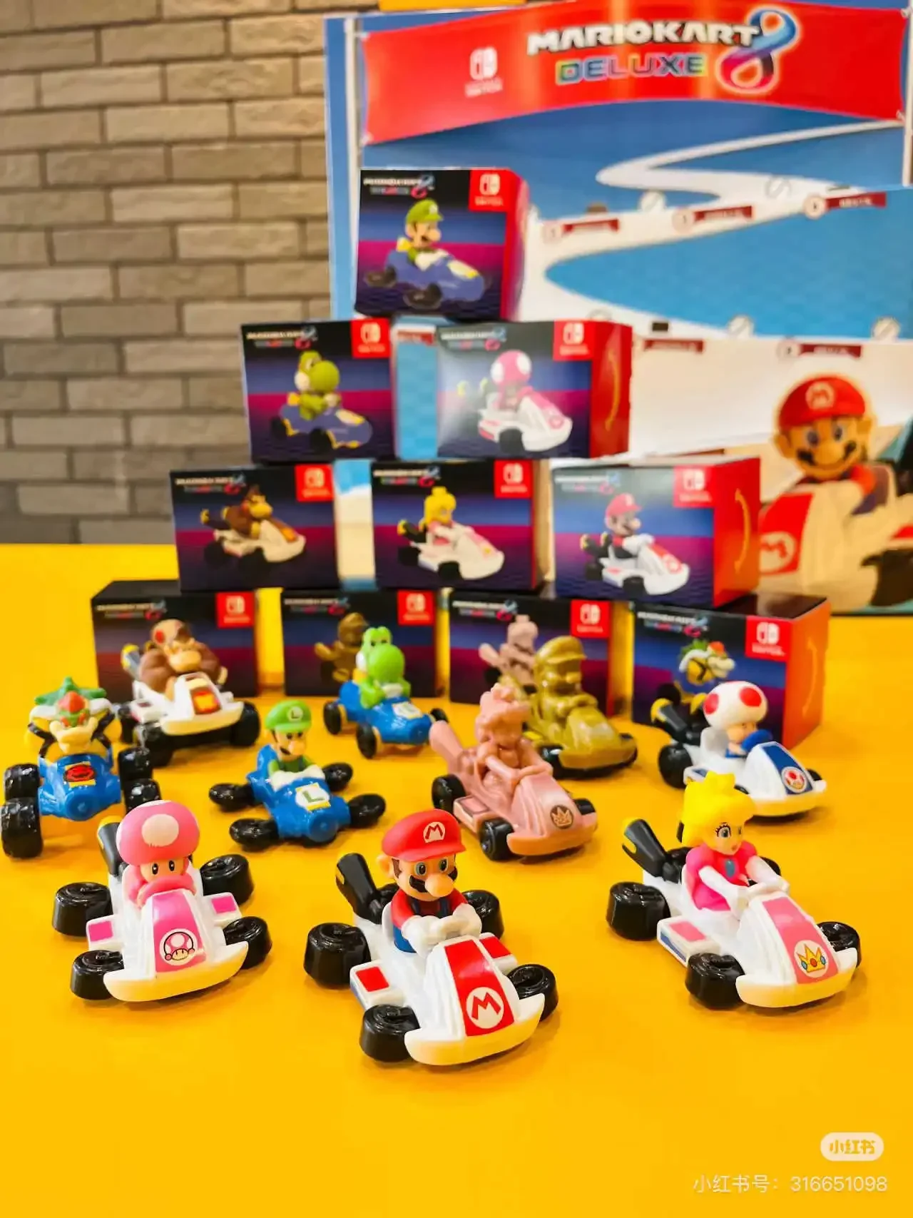 In Stock McDonald Series Mario Figure Kart Happy Meal Toys Collectible Model Doll Custom Statue Desk Decoration Christmas Gifts