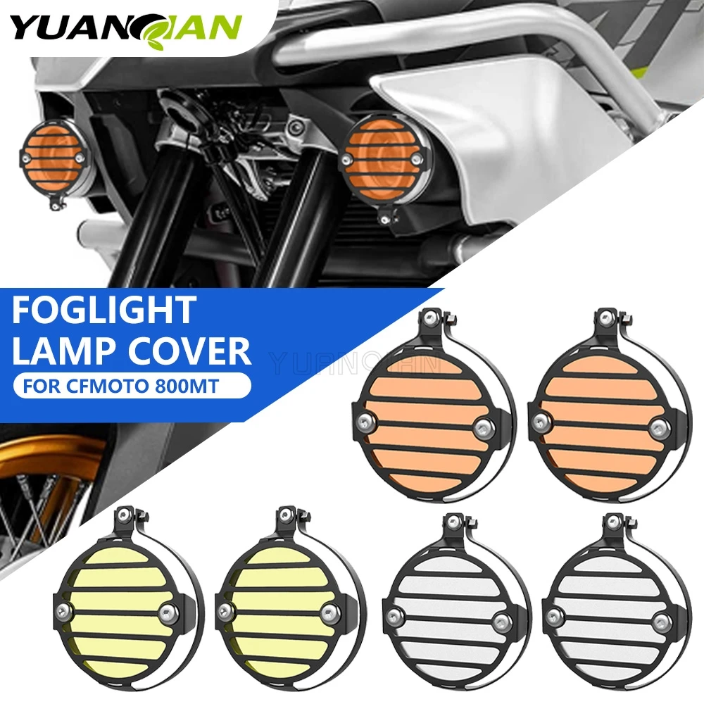 Foglight lamp cover For CFMOTO 800MT 800MT N39° 800 MT 2021-2022-2023 Motorcycle Fog Light Protector Guards Accessories