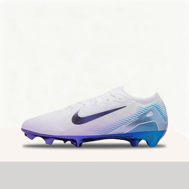 Nike Mercurial Vapor 16 Elite LV8 Weiche, atmungsaktive, vielseitige, langlebige und gepolsterte Fußballschuhe für Herren – Weiß/Blau HV4887-100
