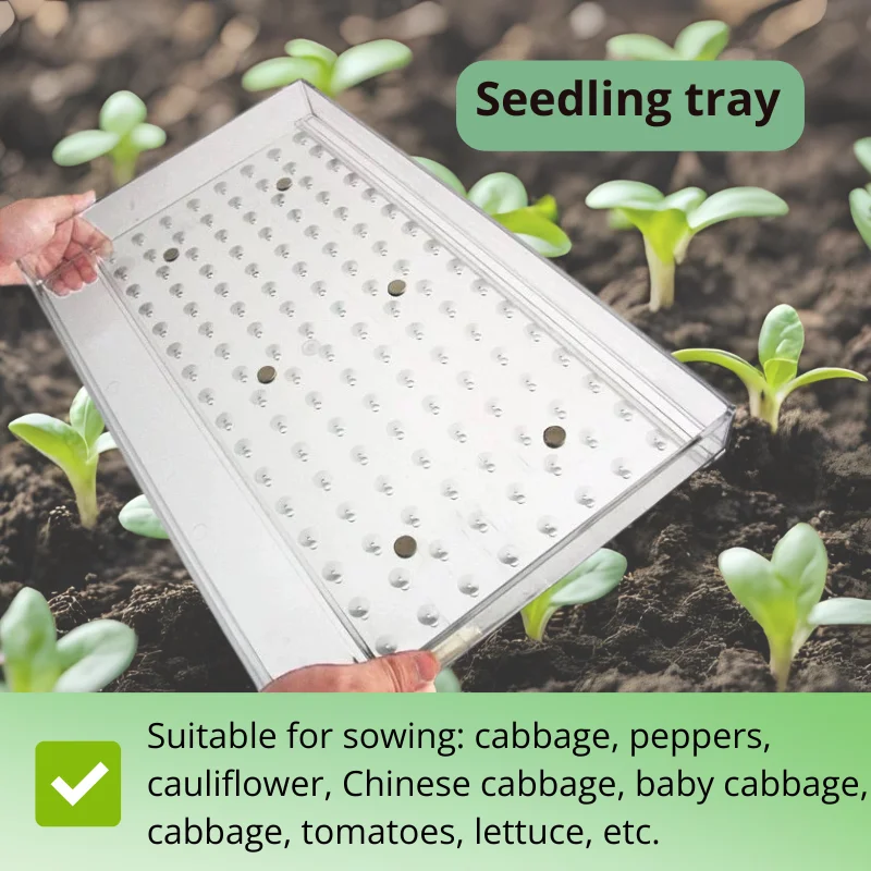 

New Handheld Plug Tray Seeder Time-Saving Seeder Tool for Farmers, Easy to Carry, Used for coating and curing cigarettes
