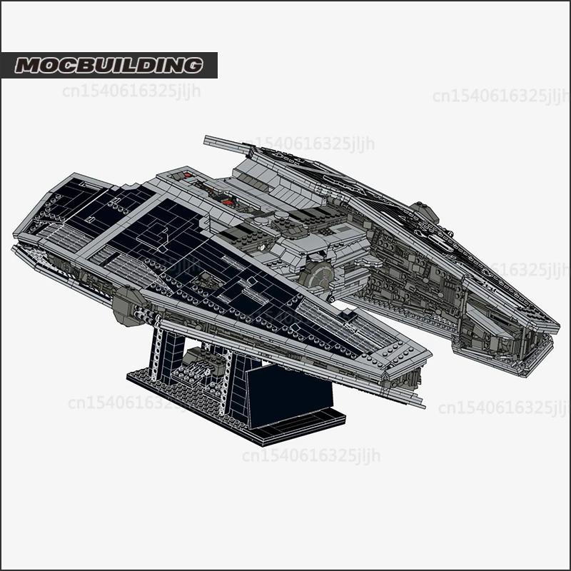 UCS Sammlung MOC Bausteine Fury-klasse Interceptor Technologie Ziegel Starfighter DIY Montage Modell Spielzeug Weihnachten Geschenke