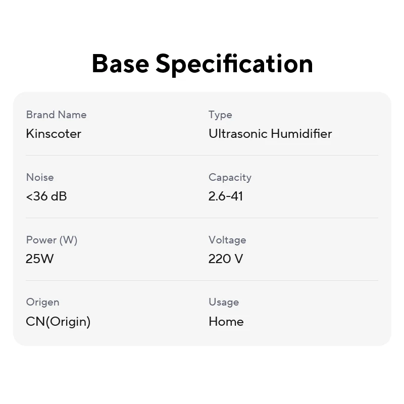 KINSCOTER 3L Air Humidifier Professional Large Capacity Home Humidifier Plant Mist Aroma Diffuser with Remote Control Timer image 5