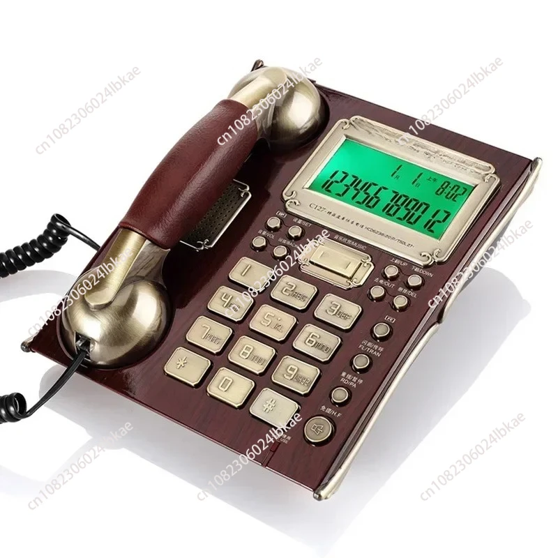 

C127 Антикварный телефон, креативный европейский ретро-офисный домашний отель, настенный стационарный телефон