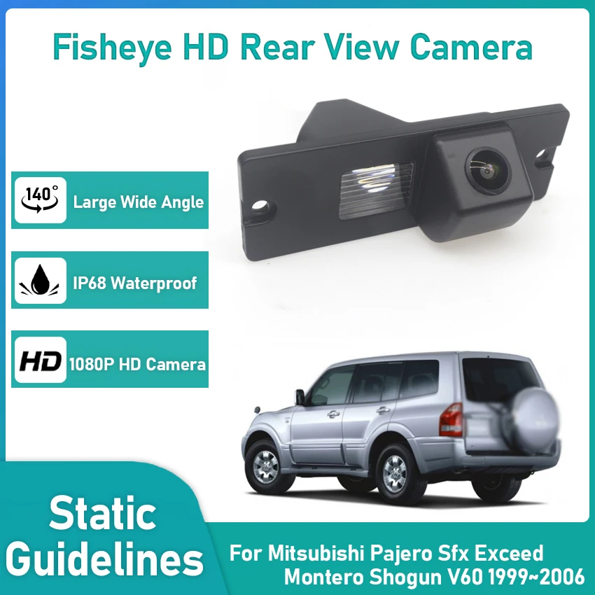 

Car Rear View Reverse Backup Camera For Mitsubishi Pajero Sfx Exceed Montero Shogun V60 1999~2006 For Parking HD Night Vision
