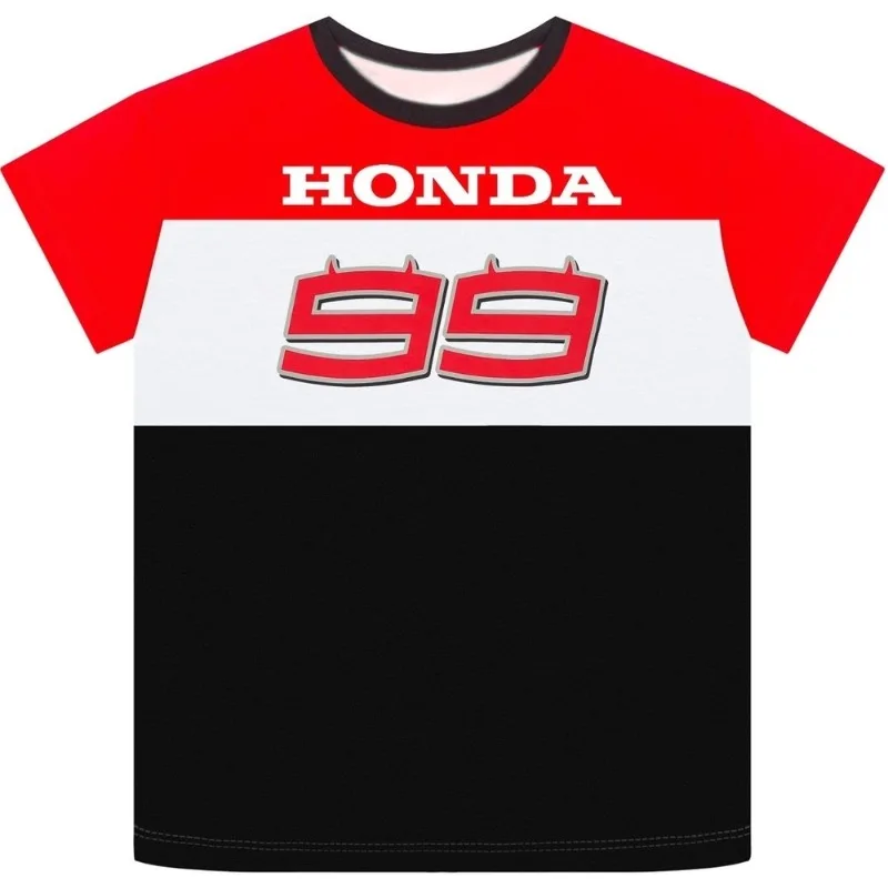 

Honda Men's Motorcycle Racing T-Shirt, Breathable Quick-Drying Short-Sleeve, Comfortable Cycling Sportswear