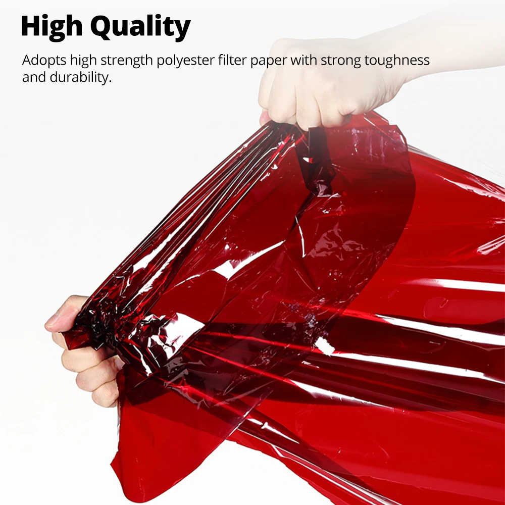 Ambitful 25*25 سنتيمتر الإضاءة المواد الهلامية CTO صور أضواء هلام مرشحات شفافة اللون تصحيح ضوء ورقة لمصباح يدوي ستروب #5