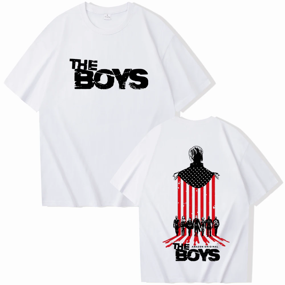 The Boys The Homelander T-Shirts Unisex Harajuku O-Neck Short Sleeve Popular Music Shirts Fans Gift