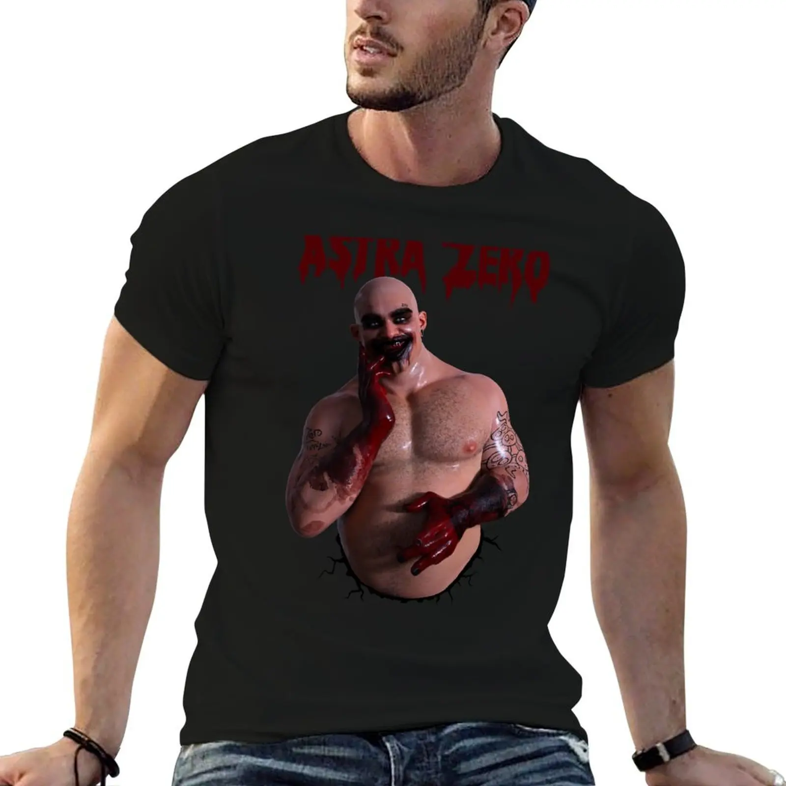 

Blood Grin T-Shirt t shirt man luxury funny t shirts cotton T-Shirt
