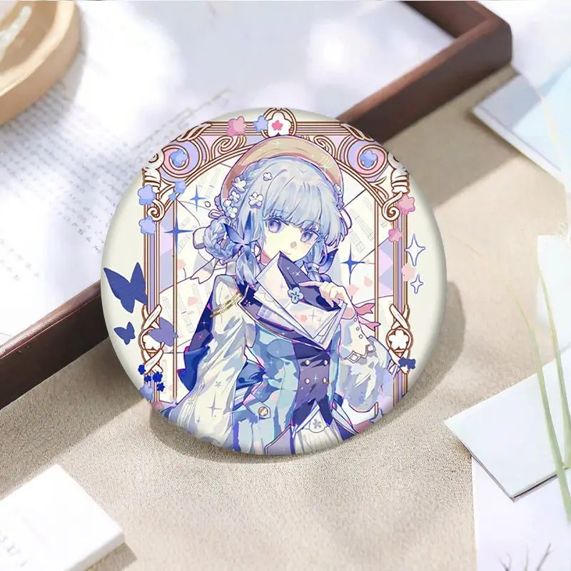 Nuova Genshin Impact Anime Merchandise Kamisato Ayaka Badge e sabbia - Ornamento fluente Giocattoli Regali per i fan