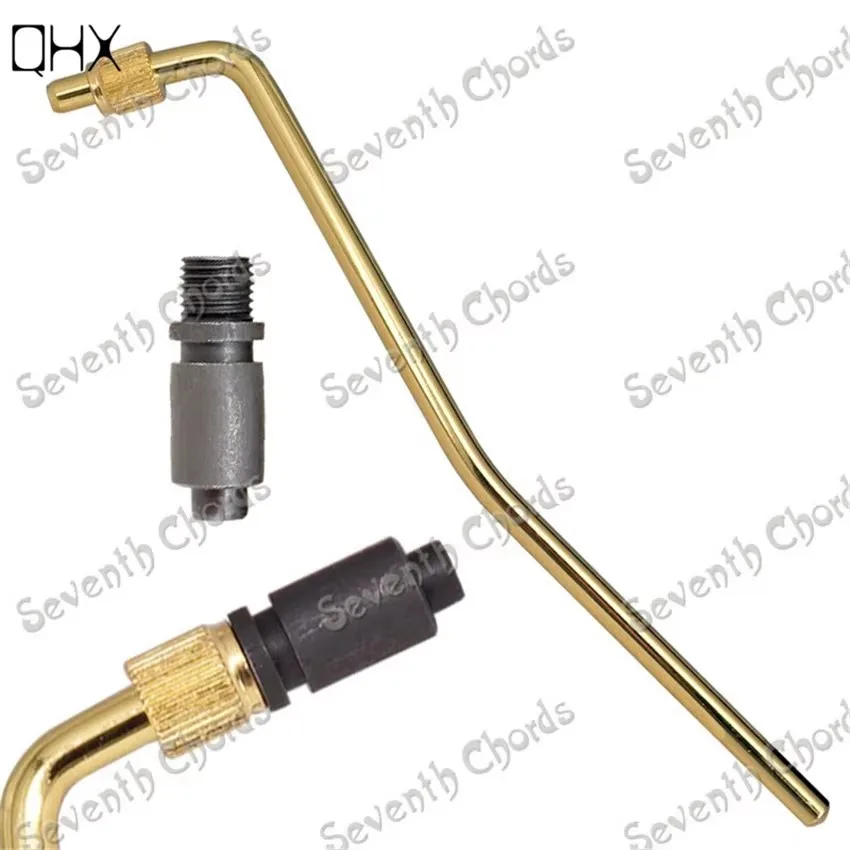 1 Stück goldfarbener Tremolo-Arm für E-Gitarre mit Arm-Buchse für Tremolo-Brücke, Gitarrenzubehörteile – Detail 1