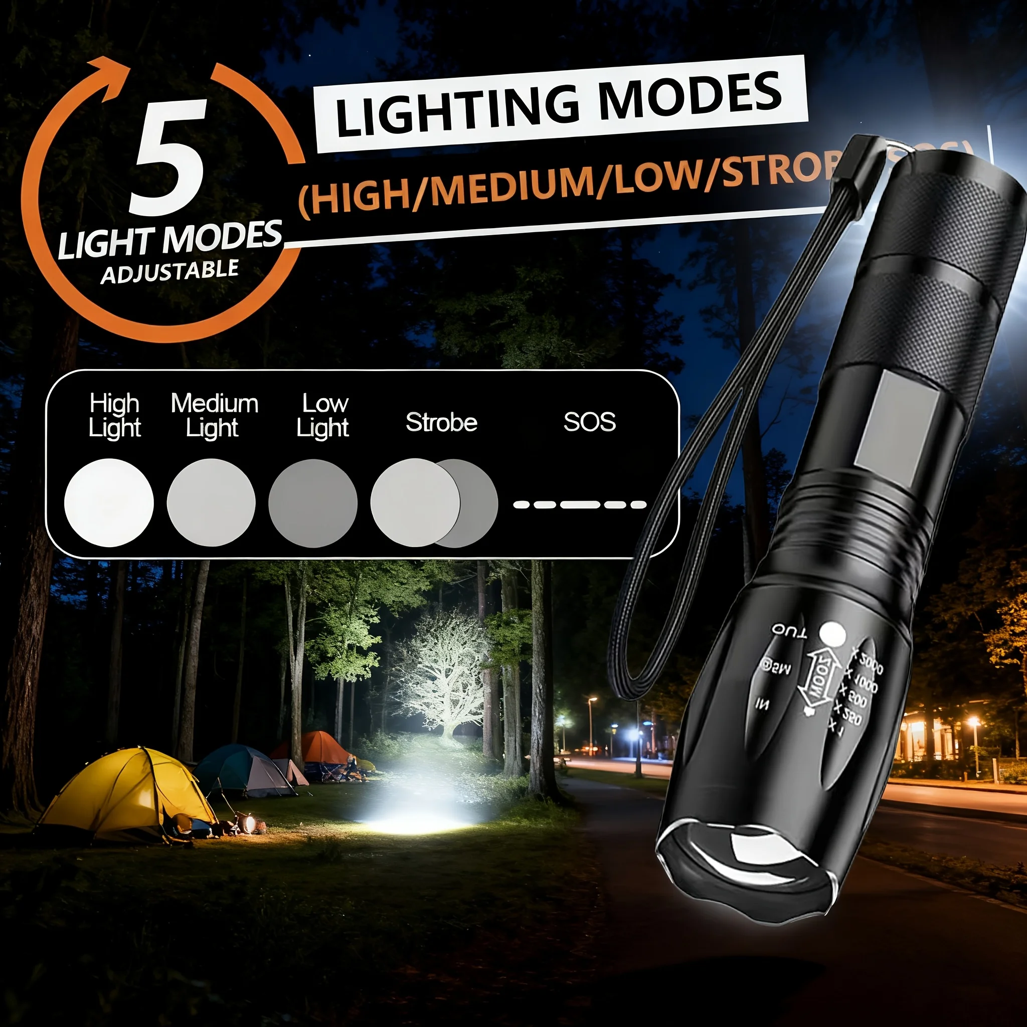 Lampe torche LED zoom 10W haut - Outdoor Power Not Working avis et prix