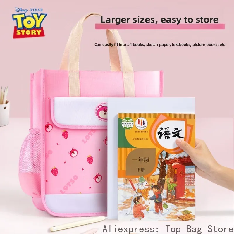 Disney Luxury Purse Handbag Kids Large Capacity Shoulder Bag with Lotso Zootopia Frozen Patterns for School Tutoring