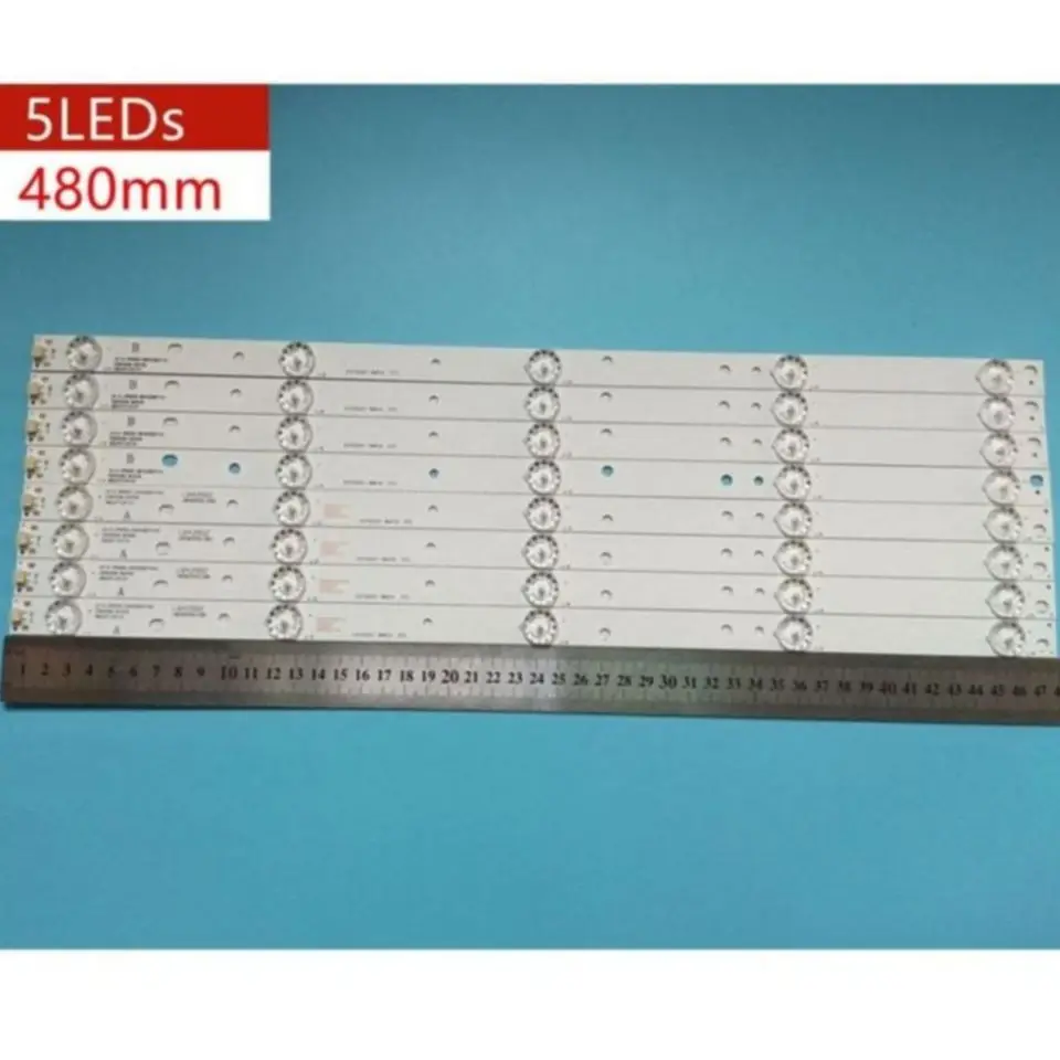 LED strips for backlighting, 5 LEDs for Φ B51EC E50F2000 MCPCB D50-F2000 LED 50fhds