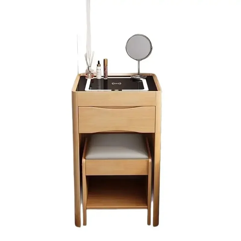 Nordic intelligent wireless charging multi-functional dresser modern small apartment simple integrated locker miniature
