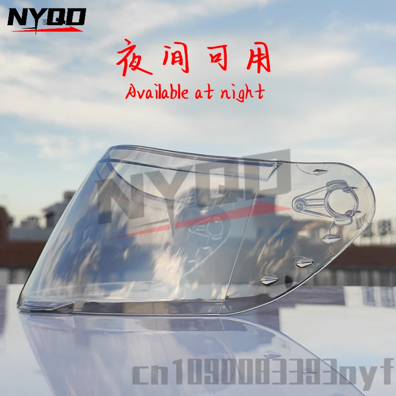 ORZ helm Full Face 991, Aksesoris helm penglihatan malam bahan PC lensa PC