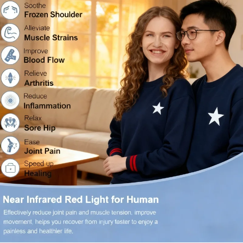 

650nm 850nm Laser Red Light Therapy Device Cold Laser Arthritis Physical Therapy Equipment Pain Relief Wound Healing Health Care