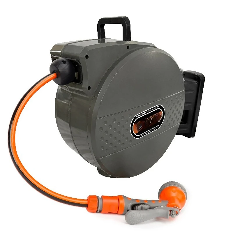 High Quality 1/2 10m 15m 20m 30m 50ft 100ft Garden Water Hose Reel Car Wash Hose Reel Wall Mounted Garden Hose Reel