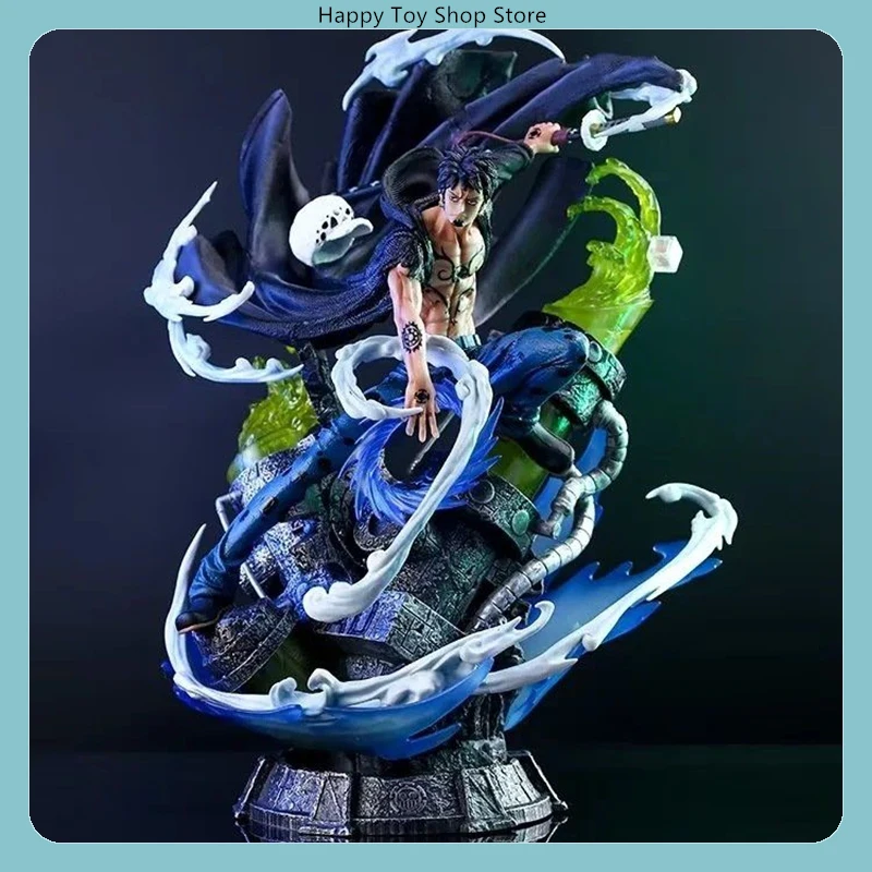 

46cm One Piece Trafalgar D. Water Law Heart Pirates Captain Large Anime Figure Collection Model Doll Desk Decoration Statue Toys