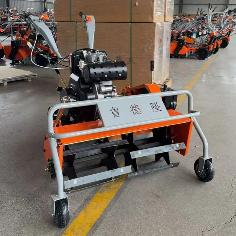 

Upgrades Gear-drive diesel Engine Weeder Self -propelled Working for Weeding Ditching Rotoring Garden Use