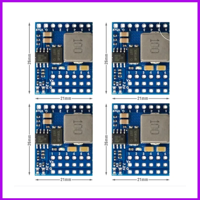 

2 шт. MATEK SERVO PDB с BEC 5,5-36 В до 5-8,2 В модуль питания BEC напряжения 5 В/6 В/7,2 В/8,2 В плата распределения сервопривода для радиоуправляемого дрона