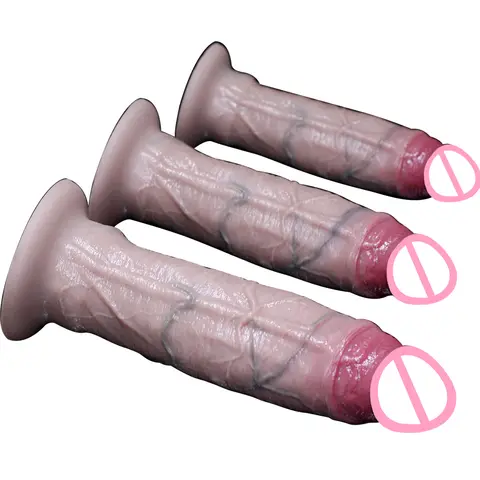 Various Sizes Big Dildos Dick Silicone Penis with Strong Suction Cup Realistic Dildo for Women Men Adult Masturbation Sex Toys