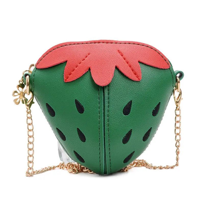 New Children's Bag, Princess Shoulder Crossbody Bag, Fruit Strawberry Coin Purse, Cute Accessories, The Best Birthday Gift view 4
