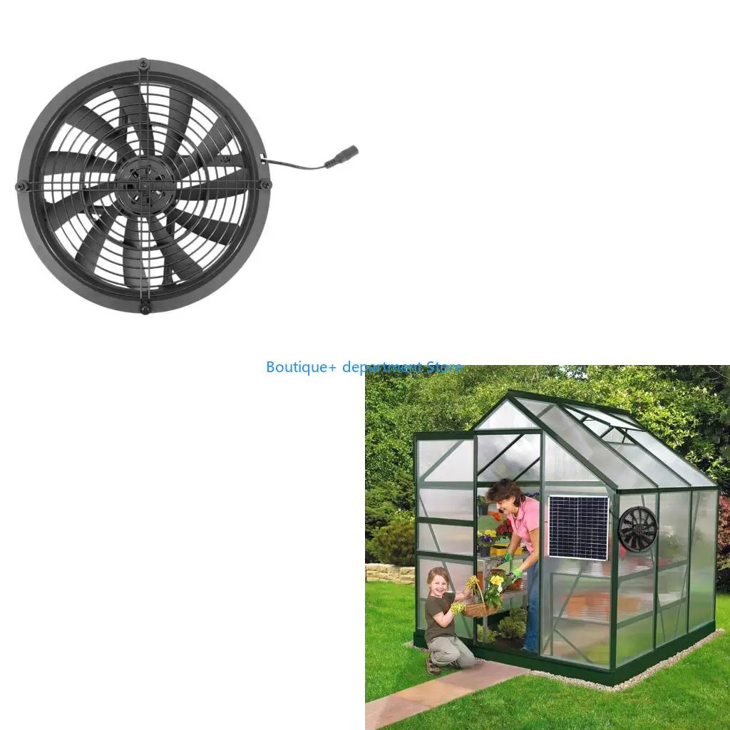 

E1PD Energy Efficient Solar Ventilation for Indoor Air Quality Improvement in Greenhouses Kitchens Easy Maintenance Design