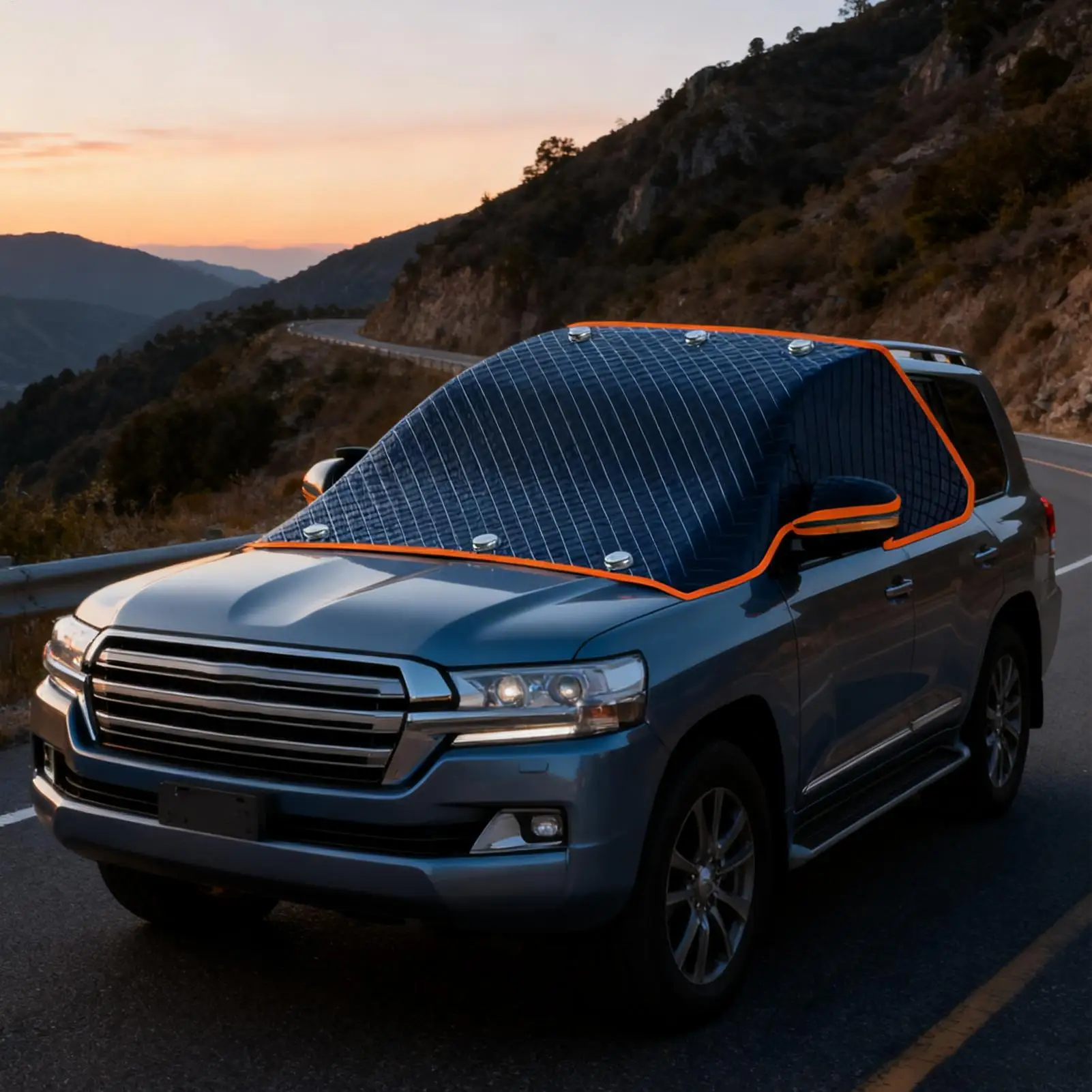 

Windshield Snow Cover Waterproof Reflective Protector Car Windshield Cover For Frost Indoor Outdoor SUVs Automotive Window