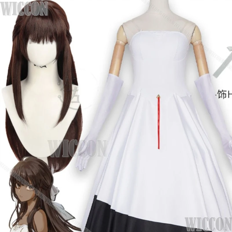 

Костюм для косплея Fate Strange Fake Tiné Chelc: платье-фартук для женщин, наряд горничной, костюм на Хэллоуин, для Comic Con и фестивалей