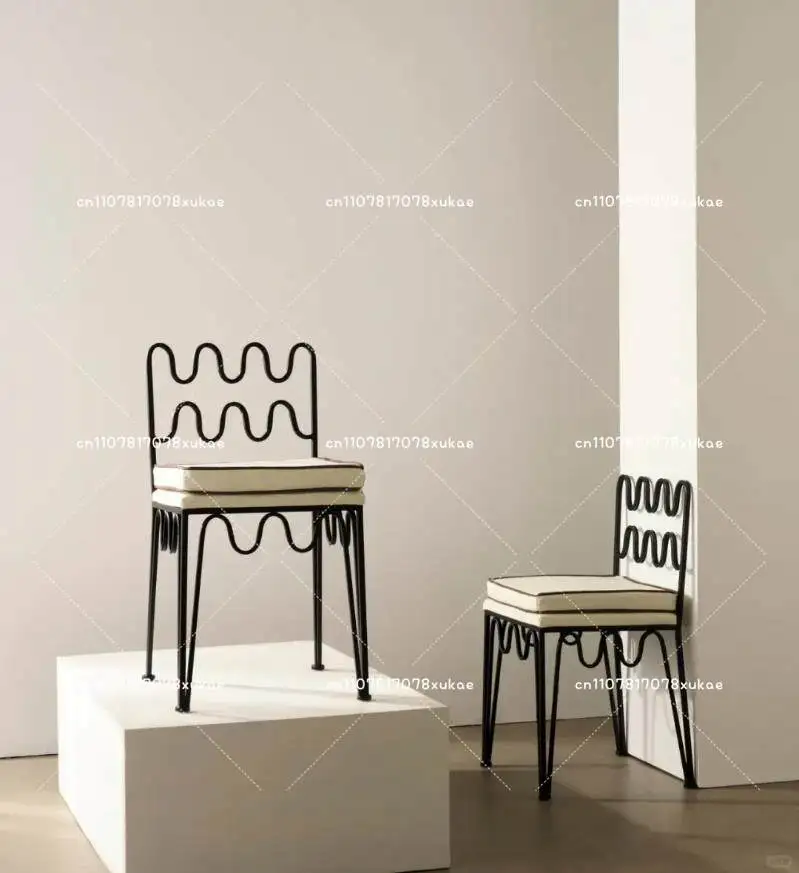 Creative Dining Table, Chair, French Home, Retro Wave