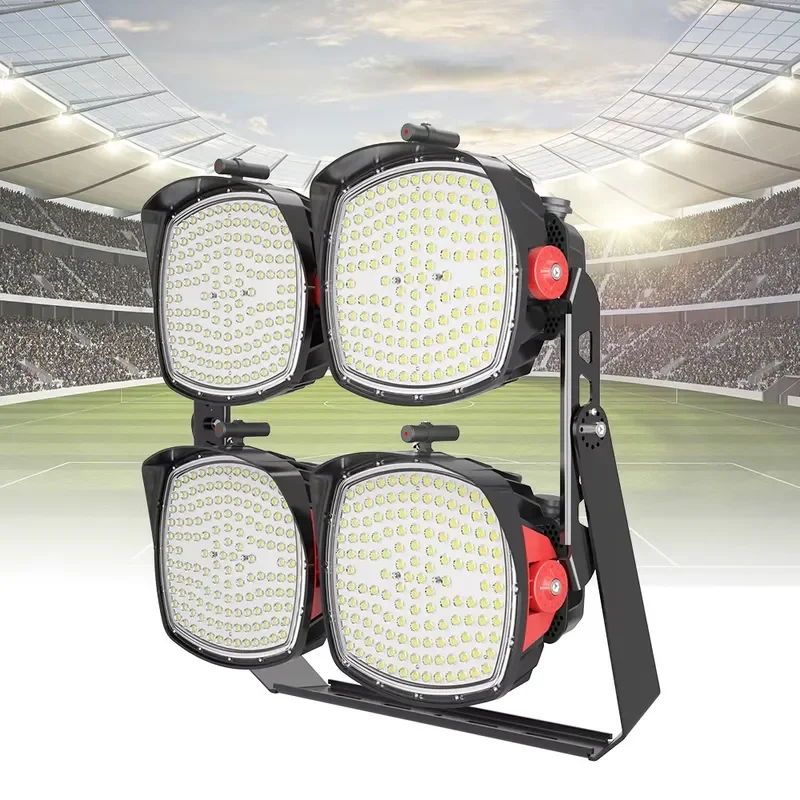 Standard 1800W LED Stadium Light Outdoor Stadium Lighting Professional Grade High Lumens Swivel Mount IP67 Waterproof Modular