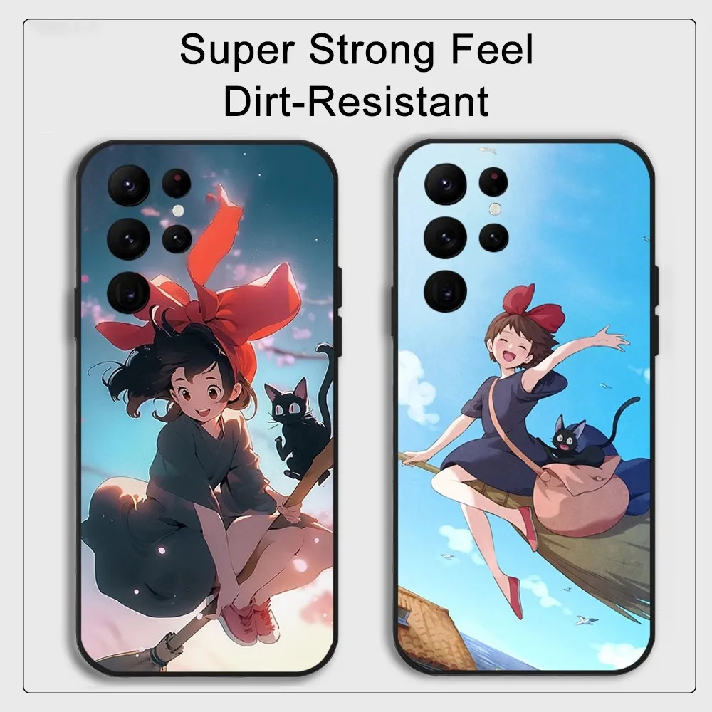Little Jiji From Kiki Is DeliVery Service Phone Case  Samsung S series s20 s21 s22 s23 s24 FE Plus  TPU Soft to Skin-friendly