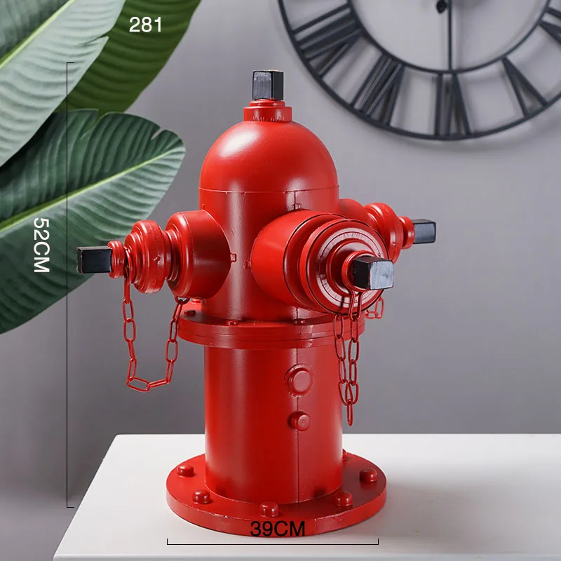 Iron Fire Hydrant Model Decoration Office Decoration Props Industrial Style Bar Soft Decoration Home Indoor Vintage Home Decor