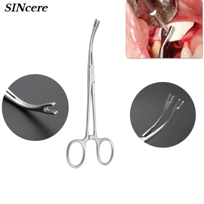 

Dental Non Slip Head with Toothed Bone Clamp Forceps for Implanting Incremental Bone Repair Tools Bone Graft Augmentation Clamp