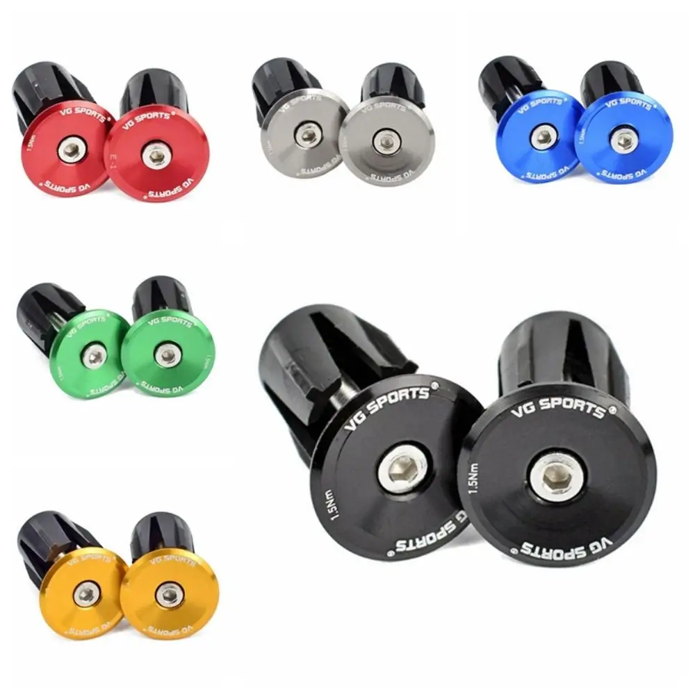 

1 Pair of Expansion Bicycle Handlebar Plugs Aluminum Alloy MTB Bike Handlebar End Plugs Lightweight Durable Handle Bar End Cap