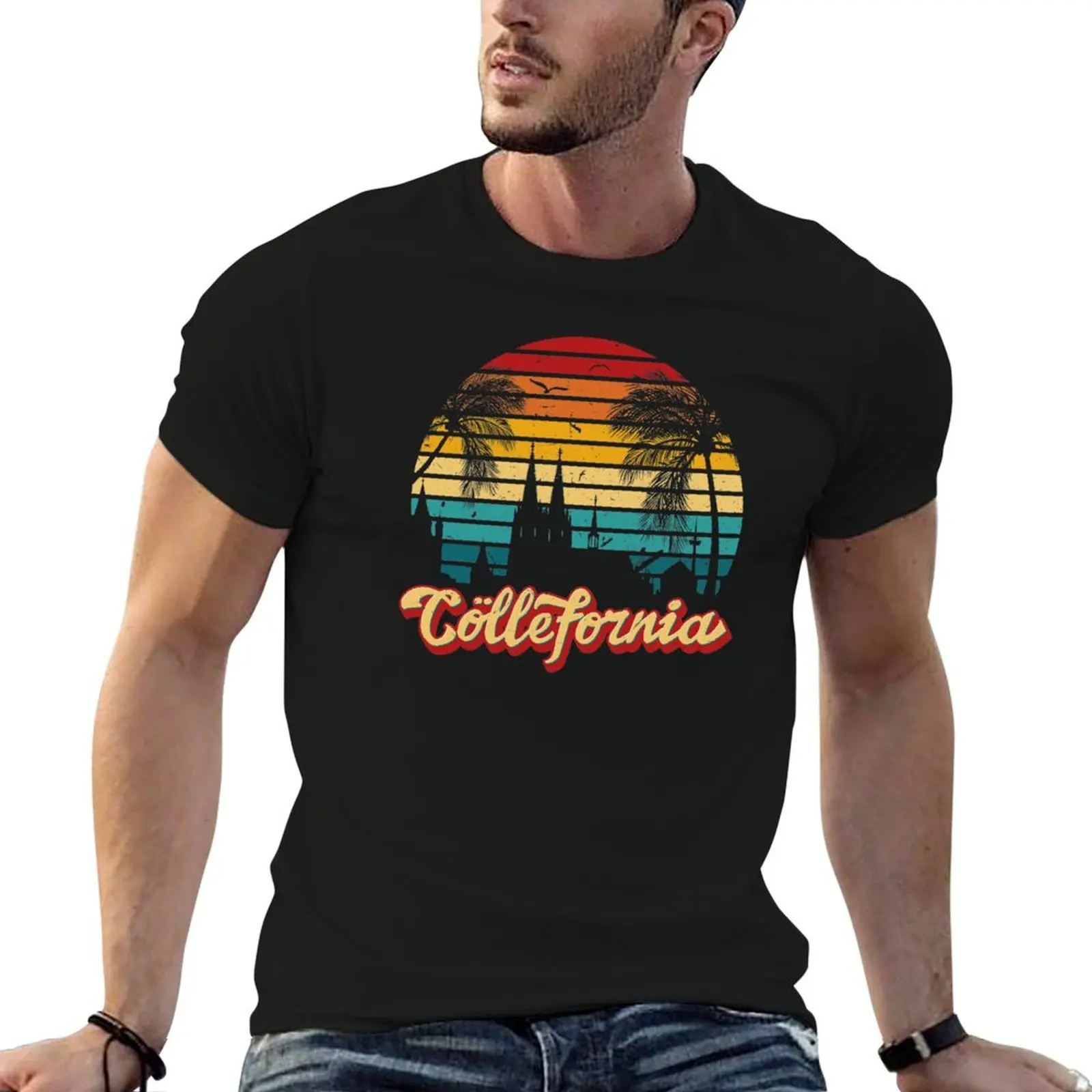 

t Cllefornia man shirts quality Kllefornia T-Shirt Cologne shirts cotton t Summer · high funny