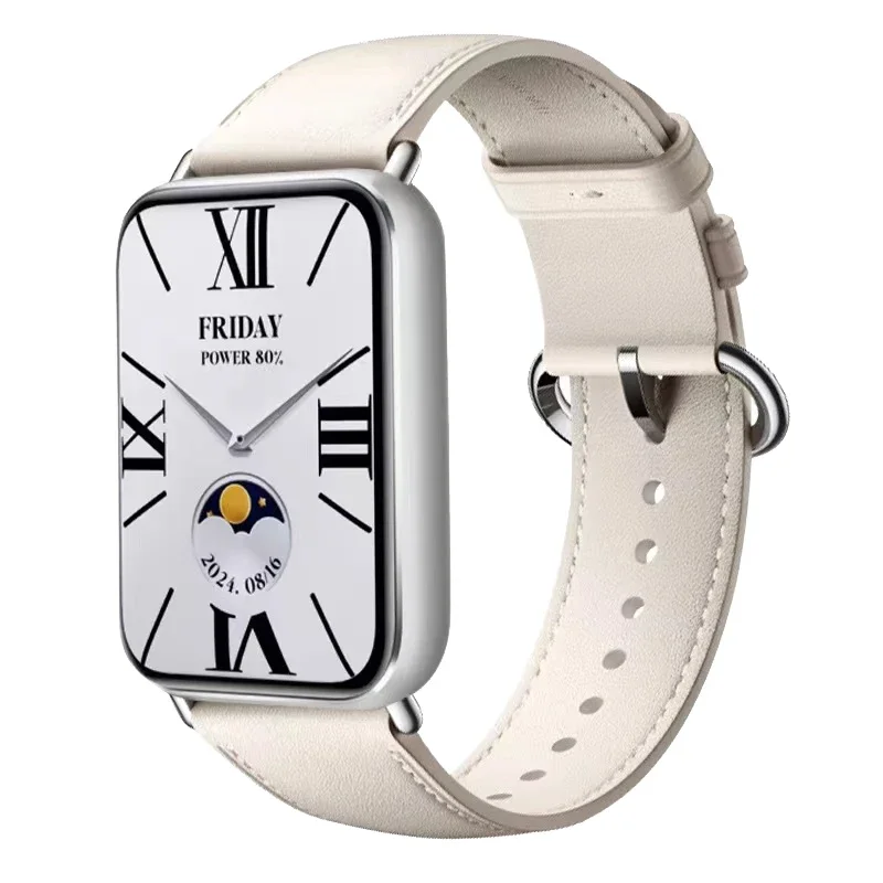 حزام جلدي رسمي جديد لساعة Xiaomi MiBand 9 Pro Mi Band 8 Pro سوار بديل لساعة Redmi 5 4 حزام #4