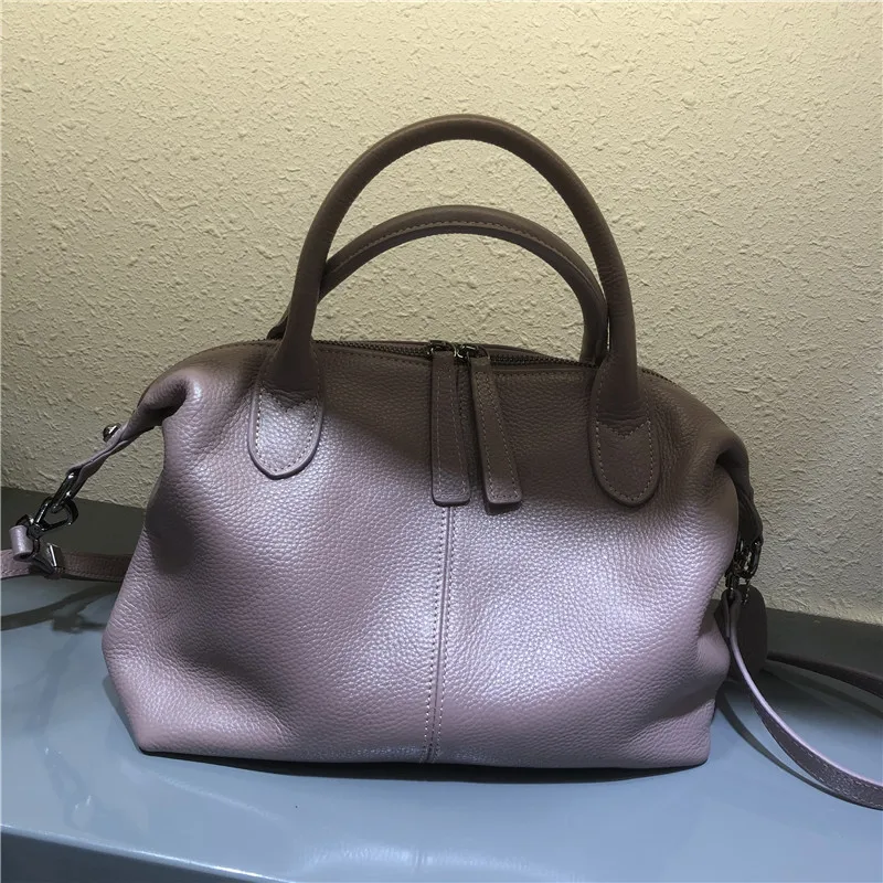 

Top-grain cowhide genuine leather women's bag 2025 new crossbody bag retro style
