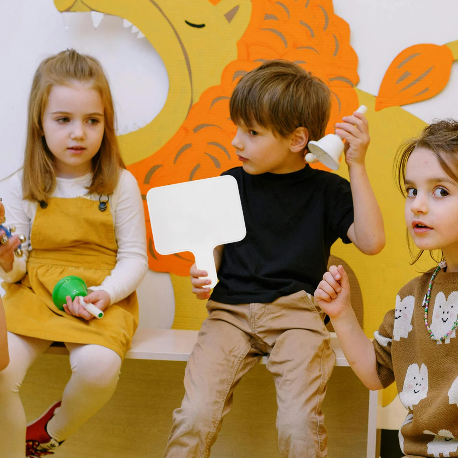 Small Dry Erase Boards Handheld Whiteboard for Classroom Auctions Games Score Keeping Portable Write Scoreboard