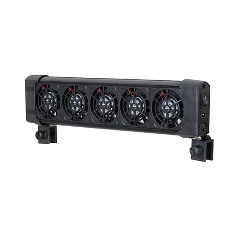 Boyu Aquarium Fish Tank Cooling Fan System Chiller Mute Temperature Controller 1/2/3/4/5 Fan Set Cooler Marine Pond Accessories