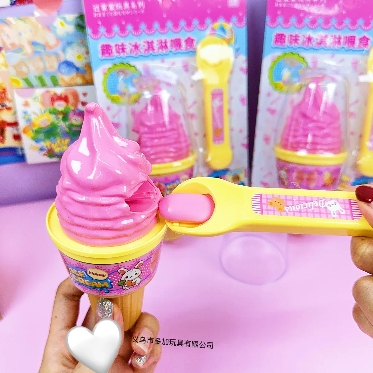 Simulazione creativa Cibo Gelato Giocattolo per l'alimentazione Casa da gioco per bambini Giochi di ruolo divertenti Giocattolo educativo per l'alimentazione del gelato