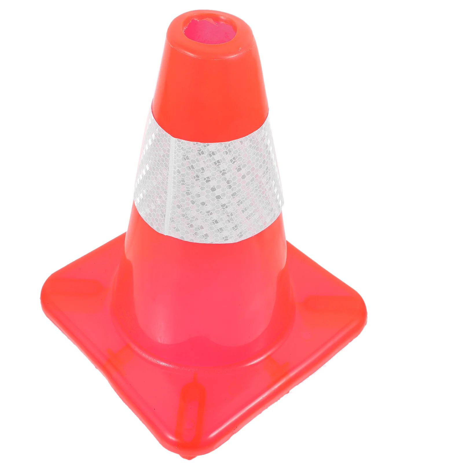 

Bright Reflective Traffic Cone for Driveway Safety Reusable Road Cone Long Term Use Parking Supply Reflective Cones for Driveway