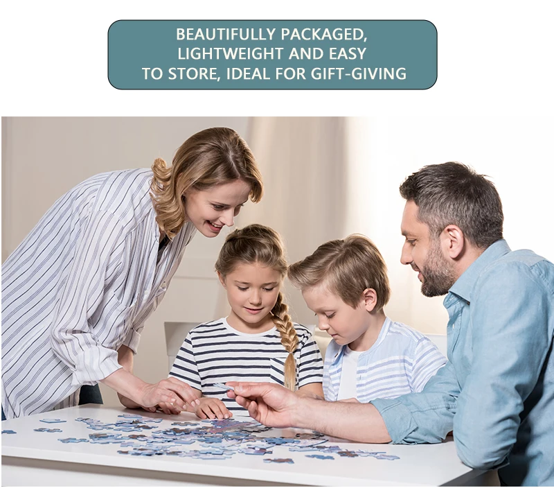 Adult 1000pcs Puzzle Go Fishing High Difficulty Decompression Girl Educational Toys Birthday Present Board Games