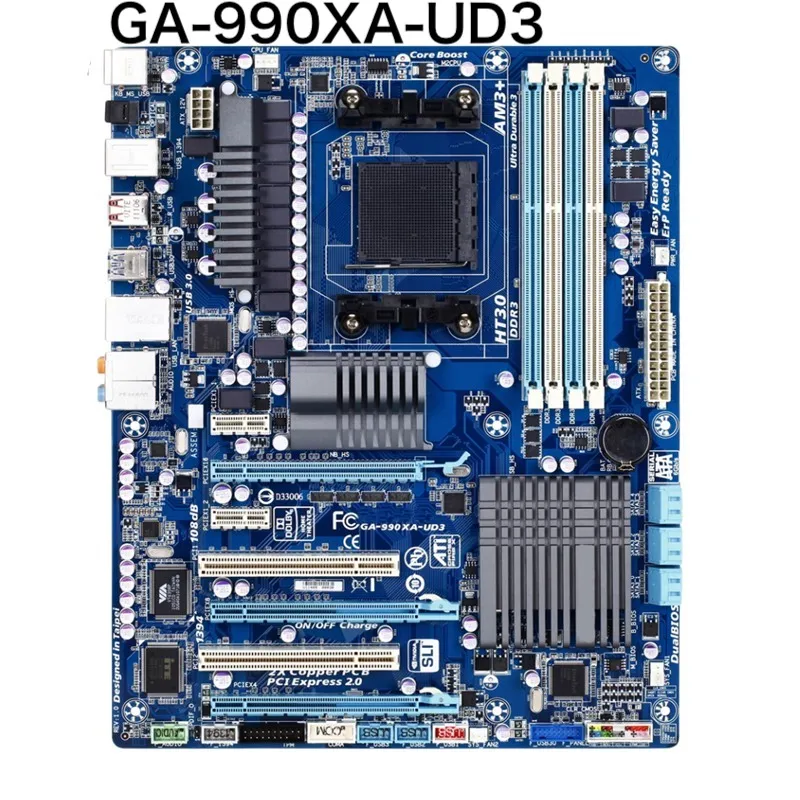 

For Gigabyte GA-990XA-UD3 Motherboard 990XA 6×SATA III AM3+ DDR3 Mainboard 100% Tested OK Fully Work Free Shipping