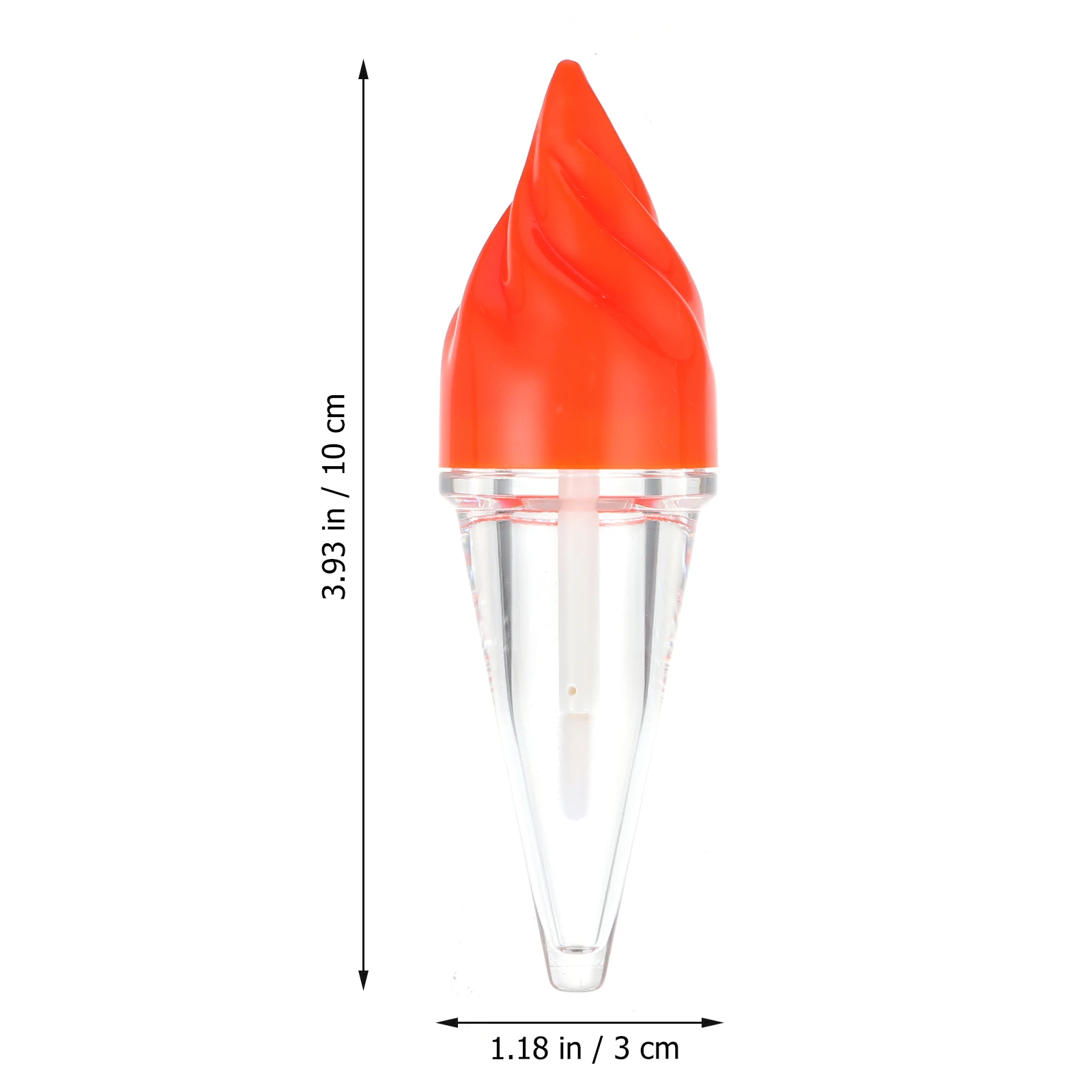 

6 Pcs Lip Gloss Tube Ice Cream Lipstick Bottle Balms Tubes Clear DIY Tint Holder Filling